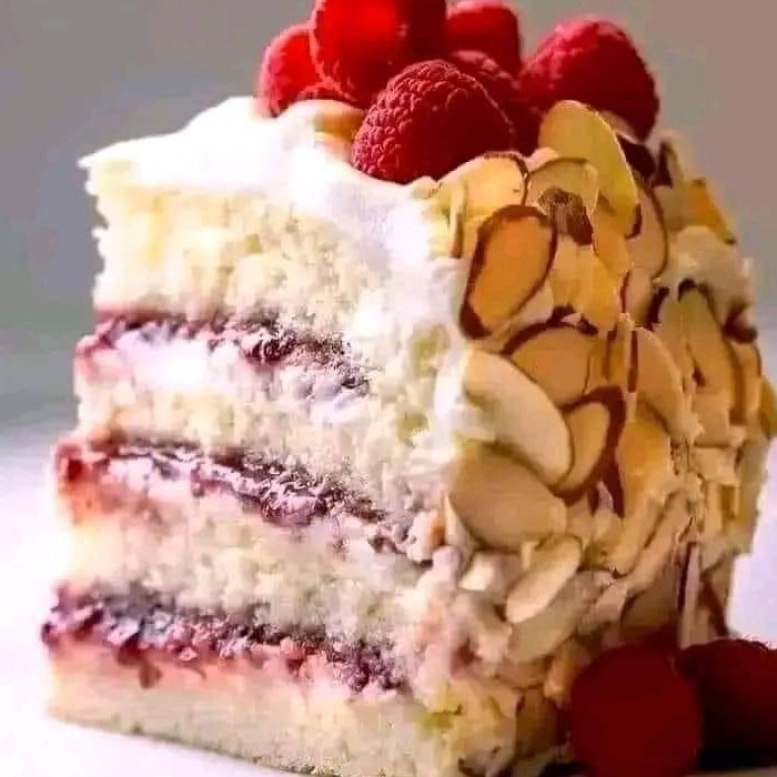 White Chocolate Almond Raspberry Cake new york times recipes