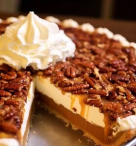 No-Bake Pecan Pie Cheesecake Recipe new york times recipesv