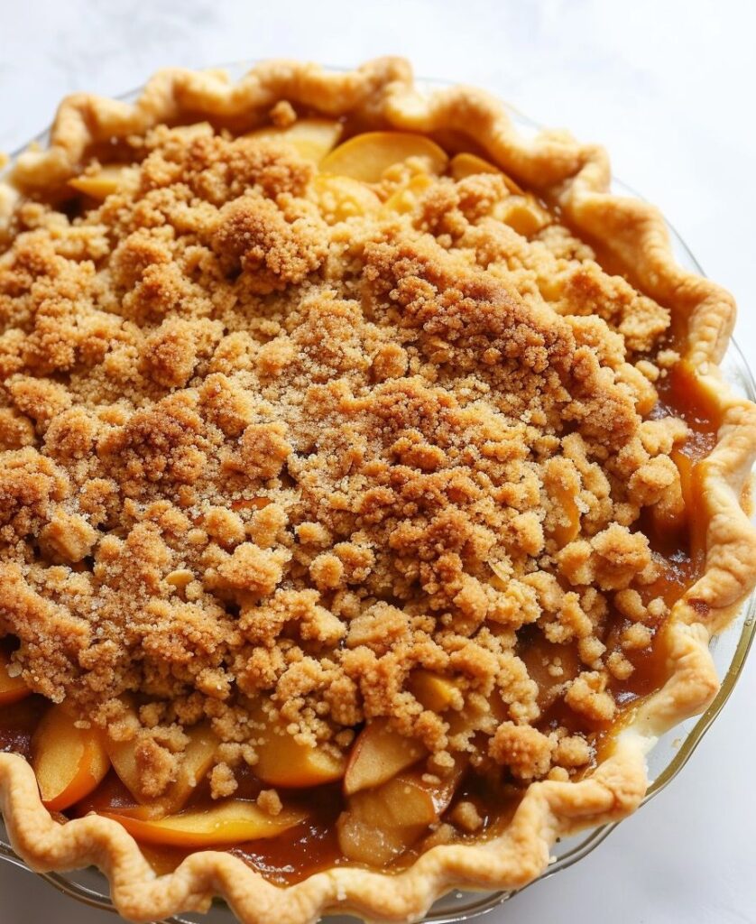 Deep Dish Apple Crisp Pie - TINSUF