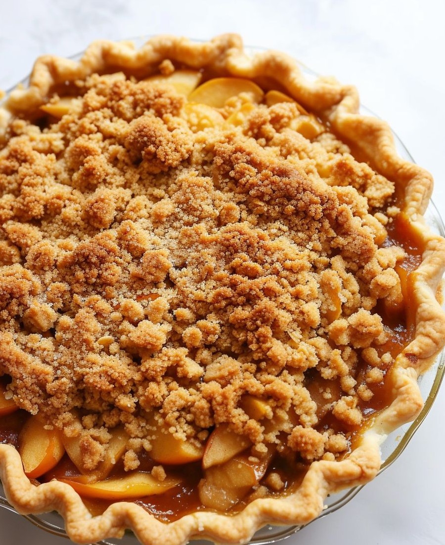 Deep Dish Apple Crisp Pie new york times recipes