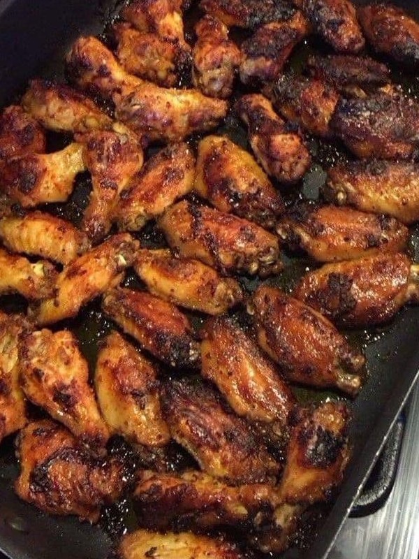3 Ingredient Crockpot BBQ Wings new york times recipes