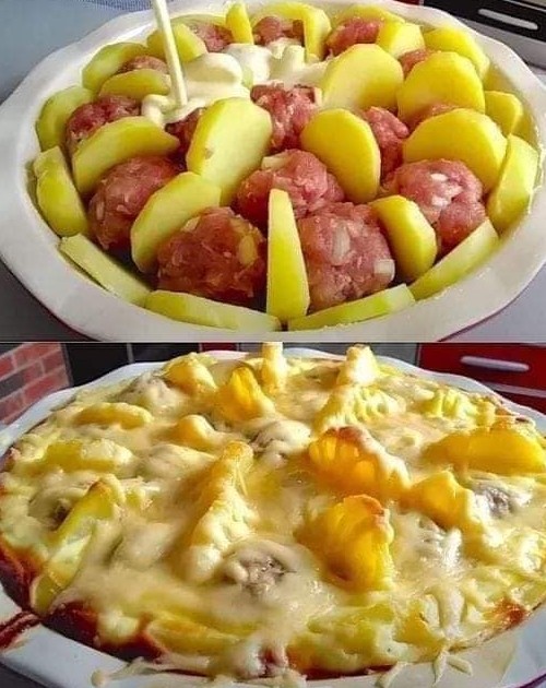 Potatoes with Meatballs And Cheese new york times recipes