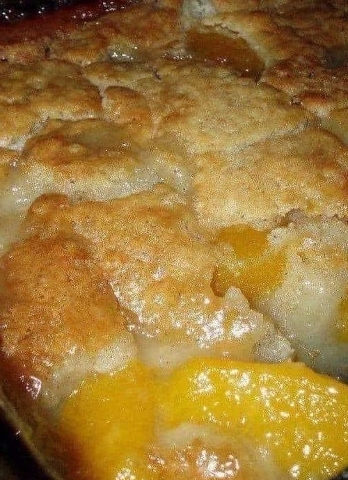 Simple PEACH COBBLER WITH CAKE MIX new york times recipes