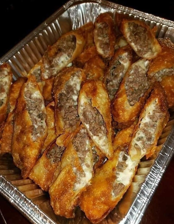 PHILLY CHEESESTEAK EGG ROLLS new york times recipes