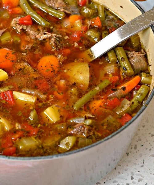 RECIPE HOMEMADE MEAT AND VEGETABLE SOUP new york times recipes