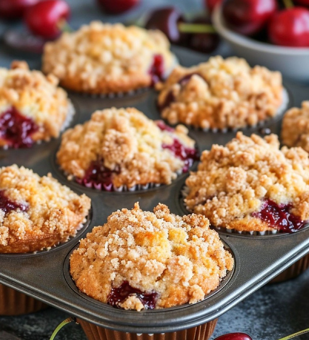 Cherry Cobbler Muffins new york times recipes