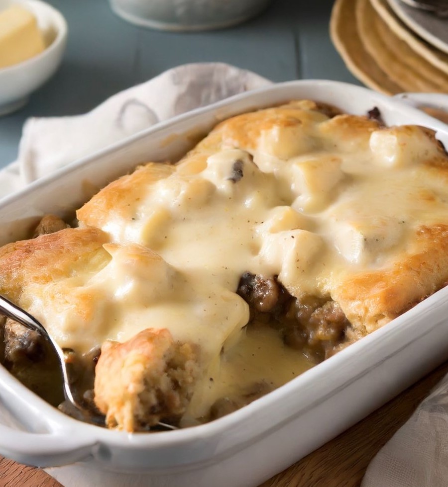 Biscuit and Gravy Casserole Recipe