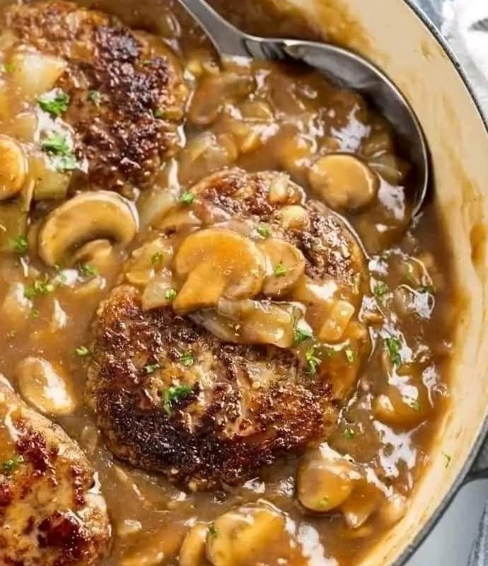 Salisbury Steak with Mushroom Gravy new york times recipes
