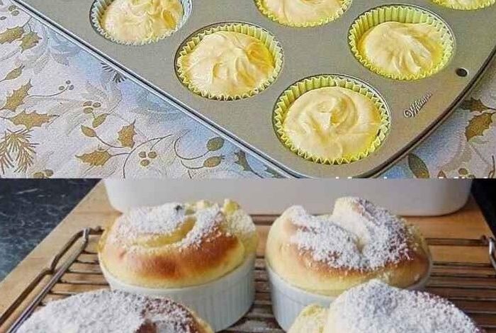Grandma's quark muffins with vanilla pudding new york times recipes