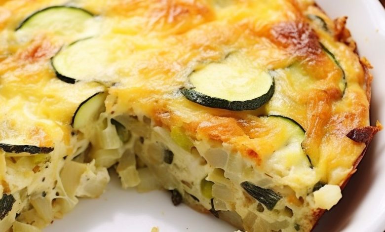 Zucchini & Onion Pie Delight new york times recipes