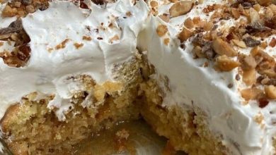 TOFFEE BUTTERSCOTCH POKE CAKE new york times recipes