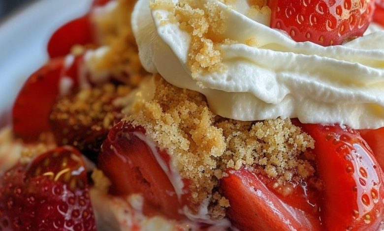 Crunchy Strawberry Tres Leches Cake new york times recipes
