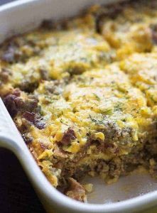 LOW CARB BACON CHEESEBURGER CASSEROLE new york times recipes