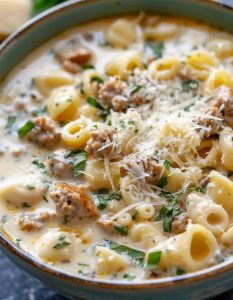 Creamy Italian Sausage and Parmesan Soup new york times recipes