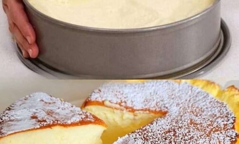 Super creamy curd cake without a base in the oven in 5 minutes new york times recipes