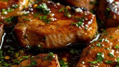 Pork Chops with Honey Garlic and 4 Servings new york times recipes