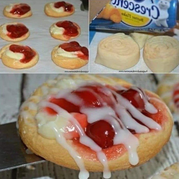 Mini Cherry Cheese Danishes new york times recipes