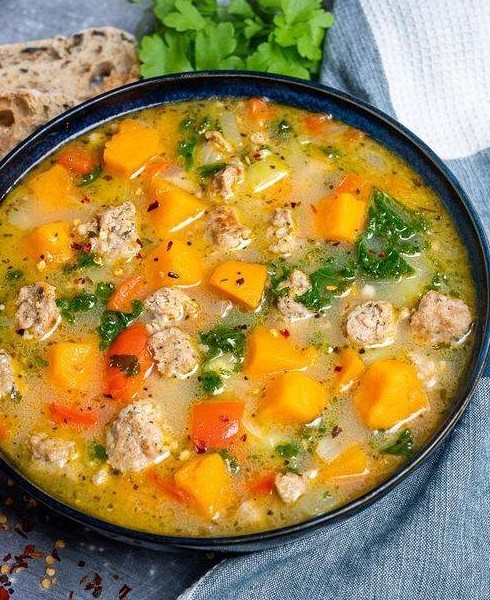 CREAMY SAUSAGE AND SWEET POTATO SOUP new york times recipes