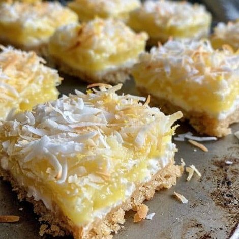 Cream Squares with Lemon and Coconut new york times recipes