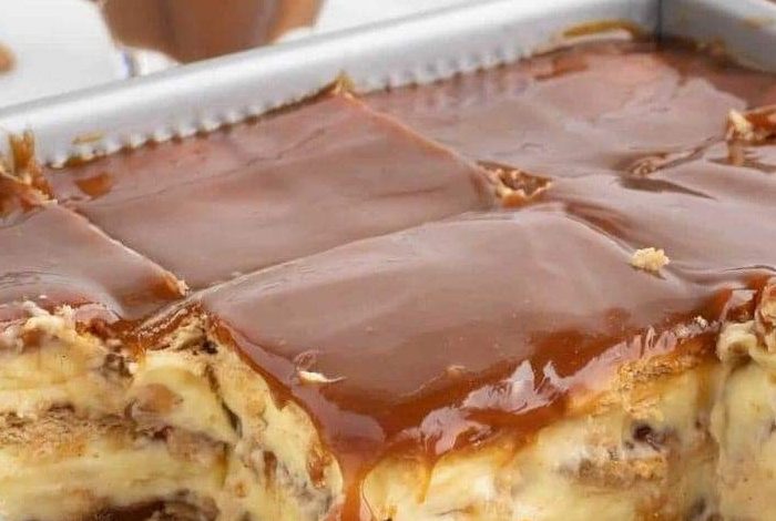 No-Bake Caramel Apple Eclair Cake new york times recipes