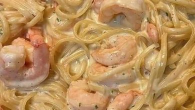 Spaghetti with Shrimp and White Sauce new york times recipes