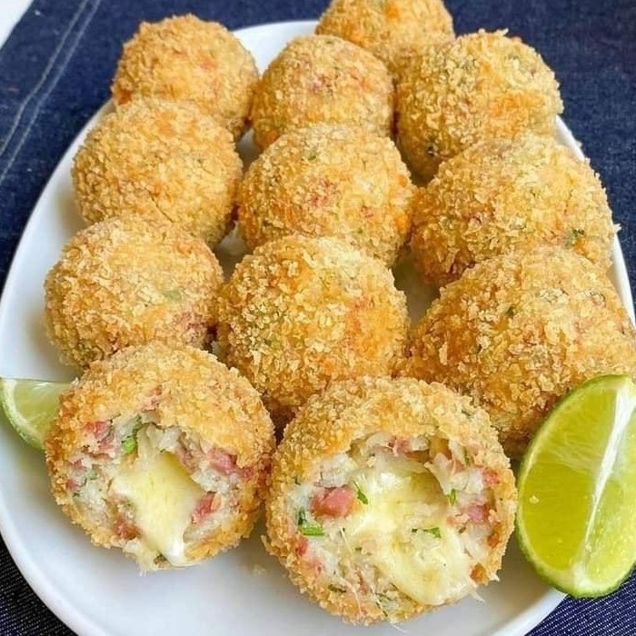 Rice ball with cheese and pepperoni new york times recipes