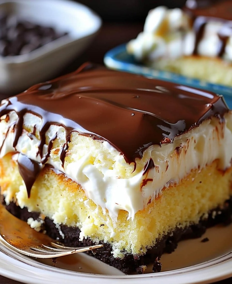 Boston Cream Poke Cake new york times recipes