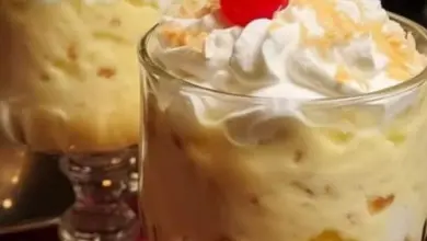 Simple pineapple dessert