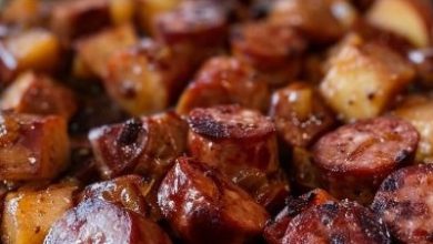 Apple Kielbasa Bites Made in a Slow Cooker Servings new york times recipes