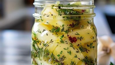 Herb and Garlic Marinated Cheese in Mason Jar new york times recipes