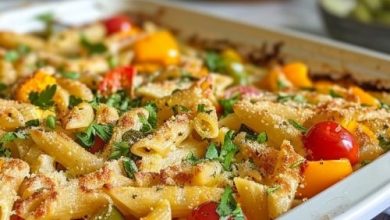 Baked Mostaccioli with Spring Vegetables new york times recipes