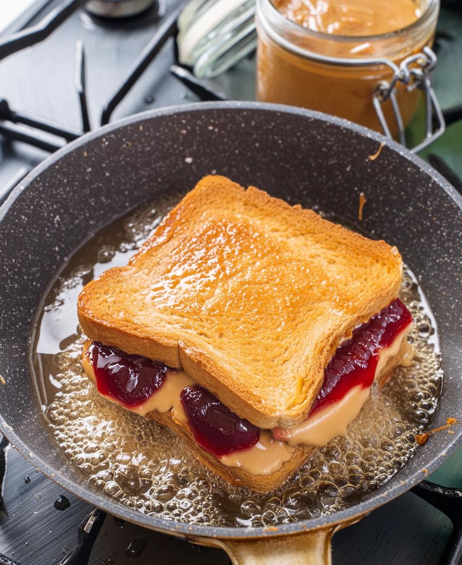 Fried Shelled nut Butter & Jelly new york times recipes