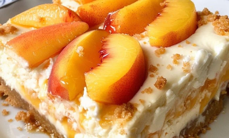 Peach Cream Cheese Bars new york times recipes