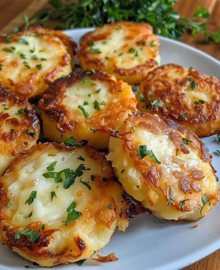 Cheesy Baked Potato Rounds