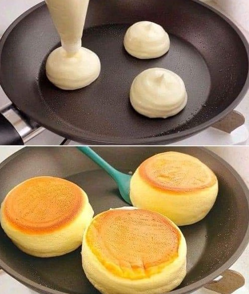 Recipe for Fluffy Japanese Pancakes