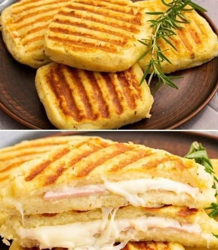 Recipe for Grilled Potato Sandwiches
