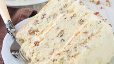 Butter Pecan Cake with Cream Cheese Frosting