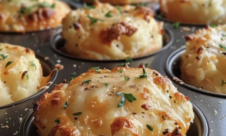 Cheesy Potato Muffins Recipe