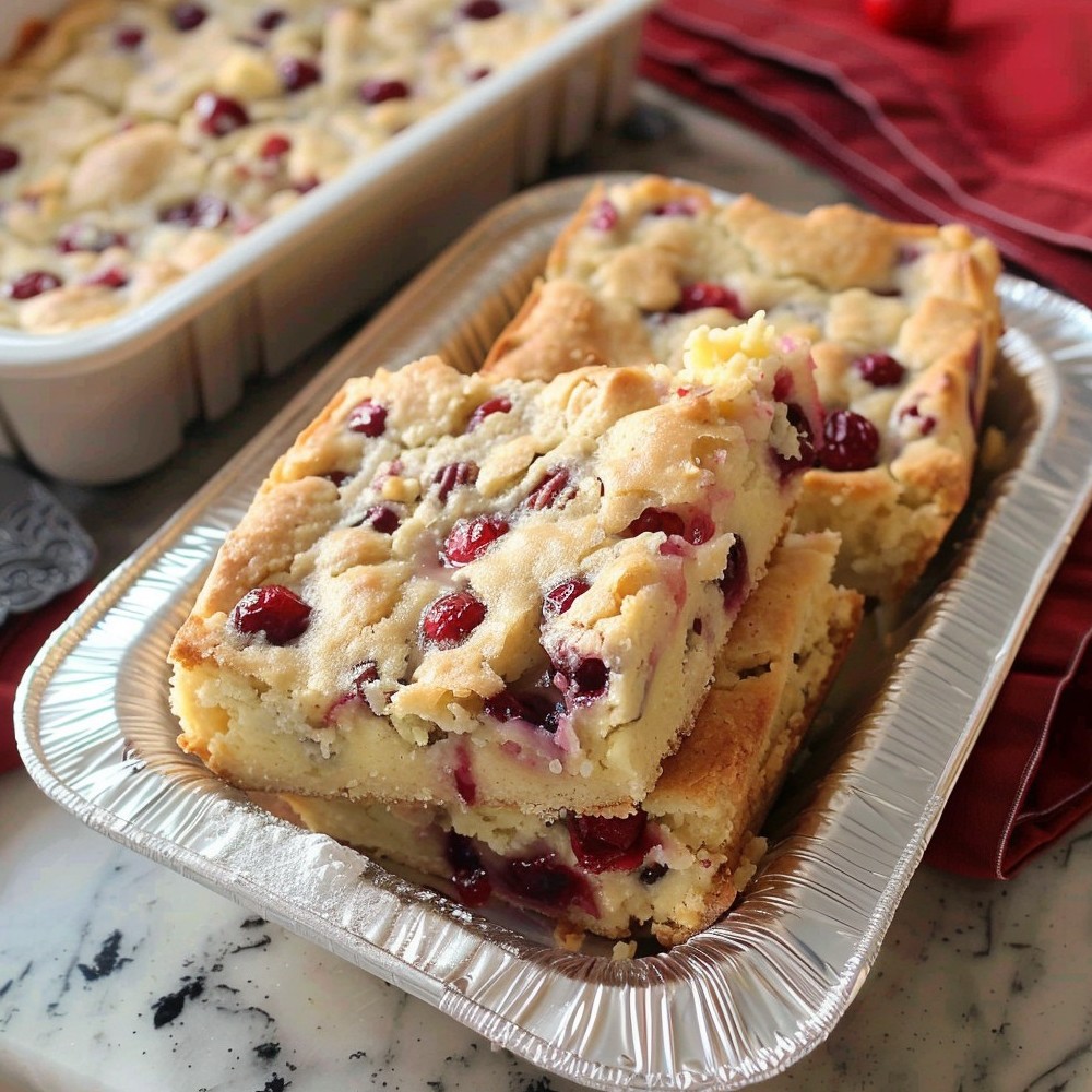 Cranberry Cream Cheese Bars
