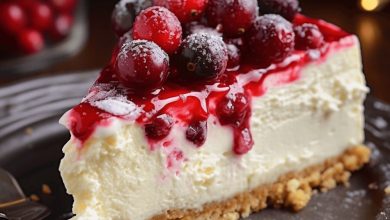 The Decadence of Cranberry Cheesecake
