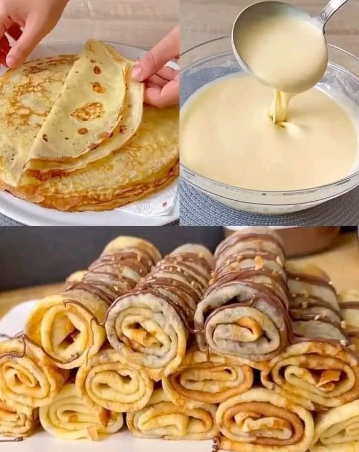Crepas Rellenas con Nutella