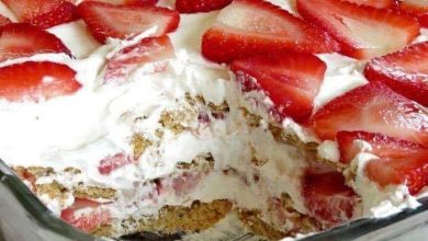 No-Bake Strawberry Icebox Cake Recipe
