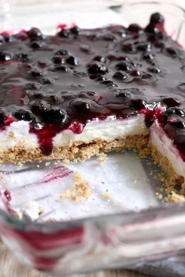 Blueberry Cream Cheese Dessert Recipe - Tinsuf