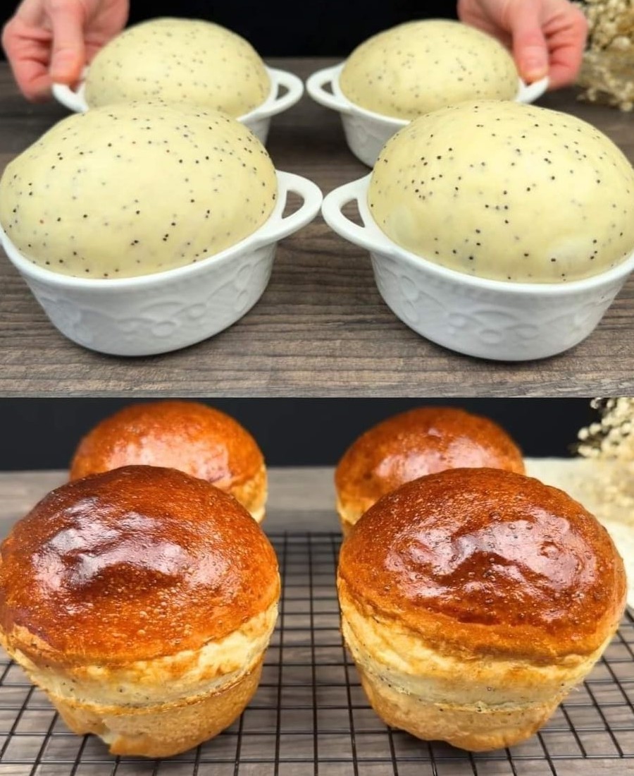 Poppy Seed Bread Rolls Recipe - TINSUF