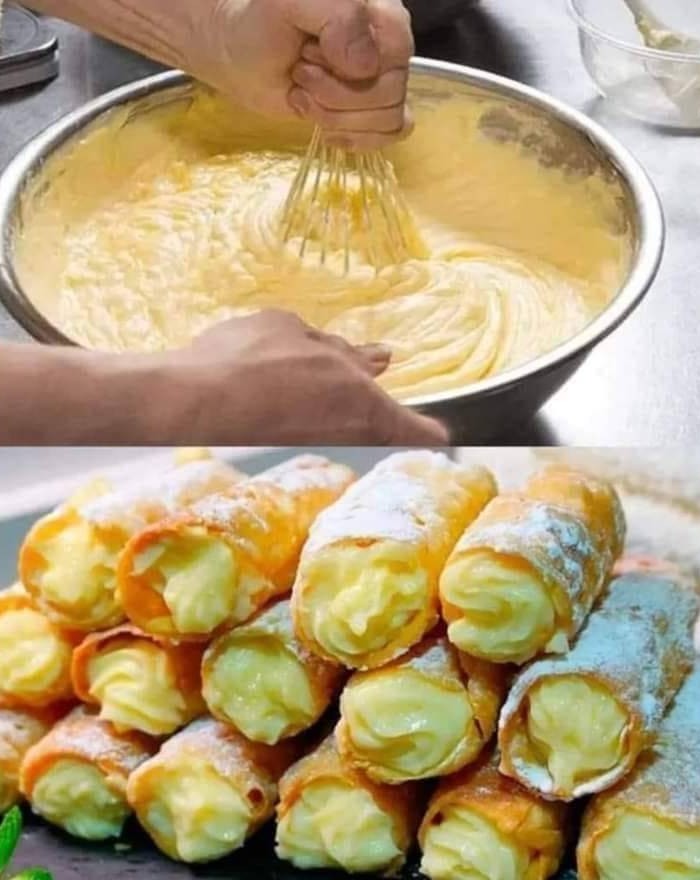 Custard-Filled Pastries Recipe - TINSUF