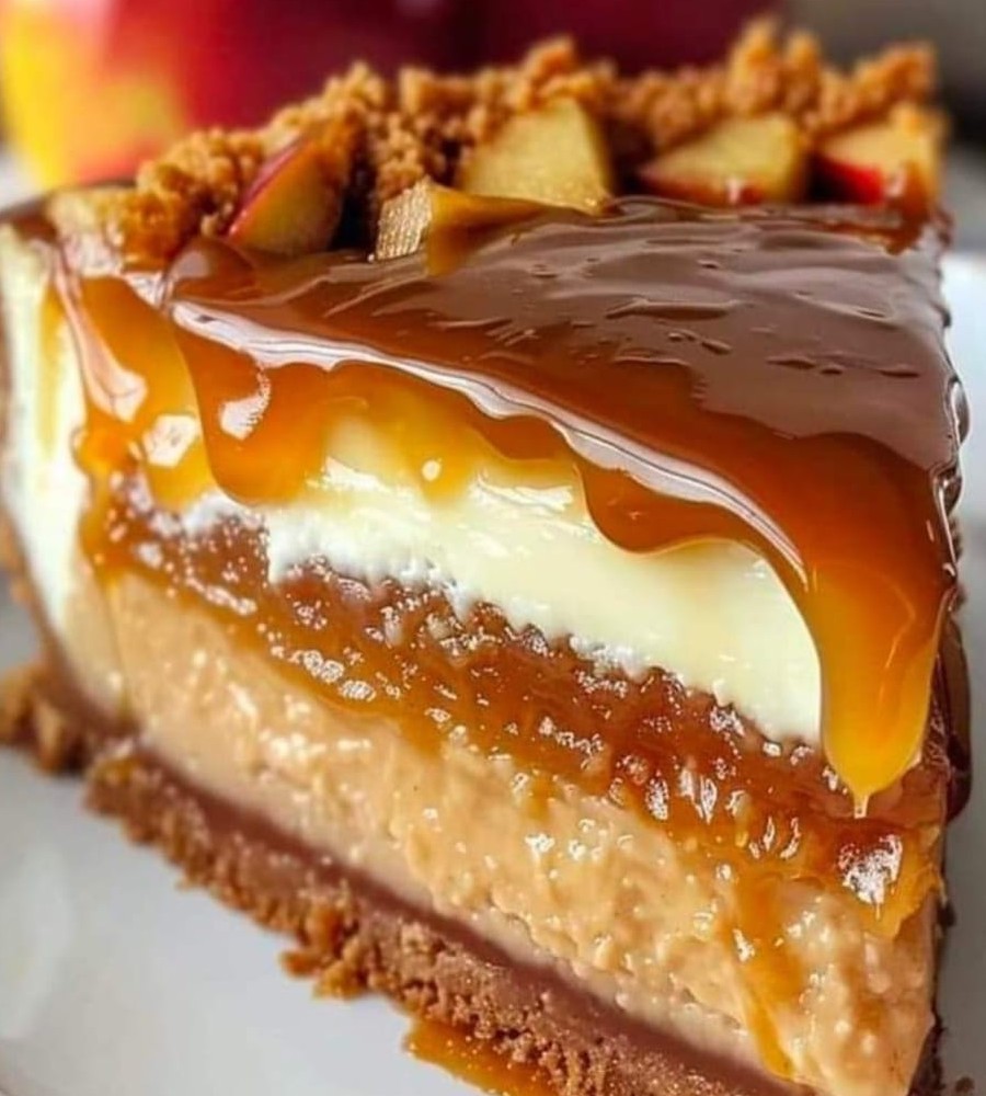 Decadent Caramel Apple Cheesecake