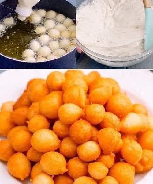 Golden Fried Dough Balls