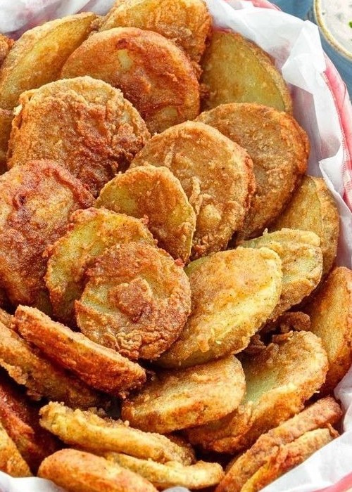 Crispy Homemade Fried Pickles - TINSUF