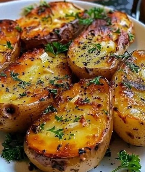 Perfectly Roasted Garlic Parmesan Potatoes