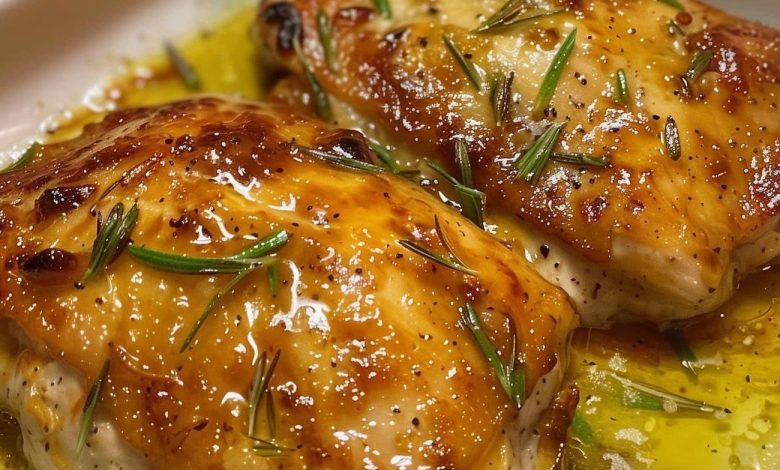 Baked Honey Garlic Chicken Thighs - TINSUF